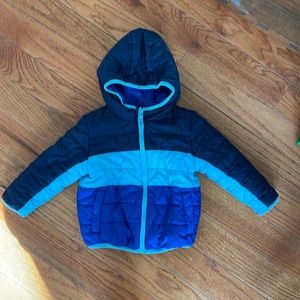 Reversible puffer coat 3T